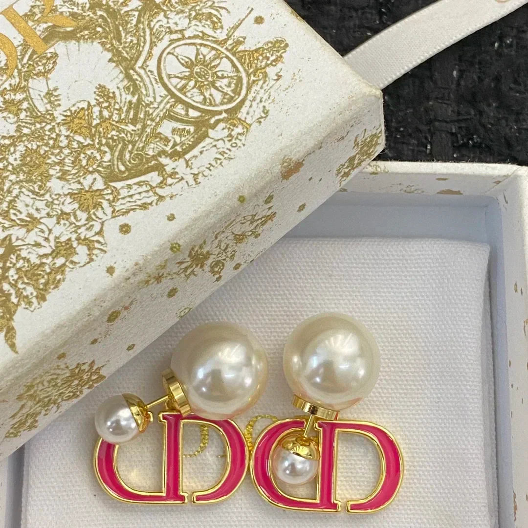 Dior Pink Earrings