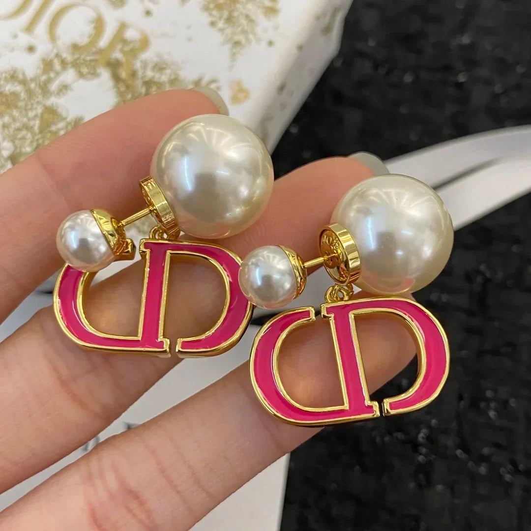 Dior Pink Earrings