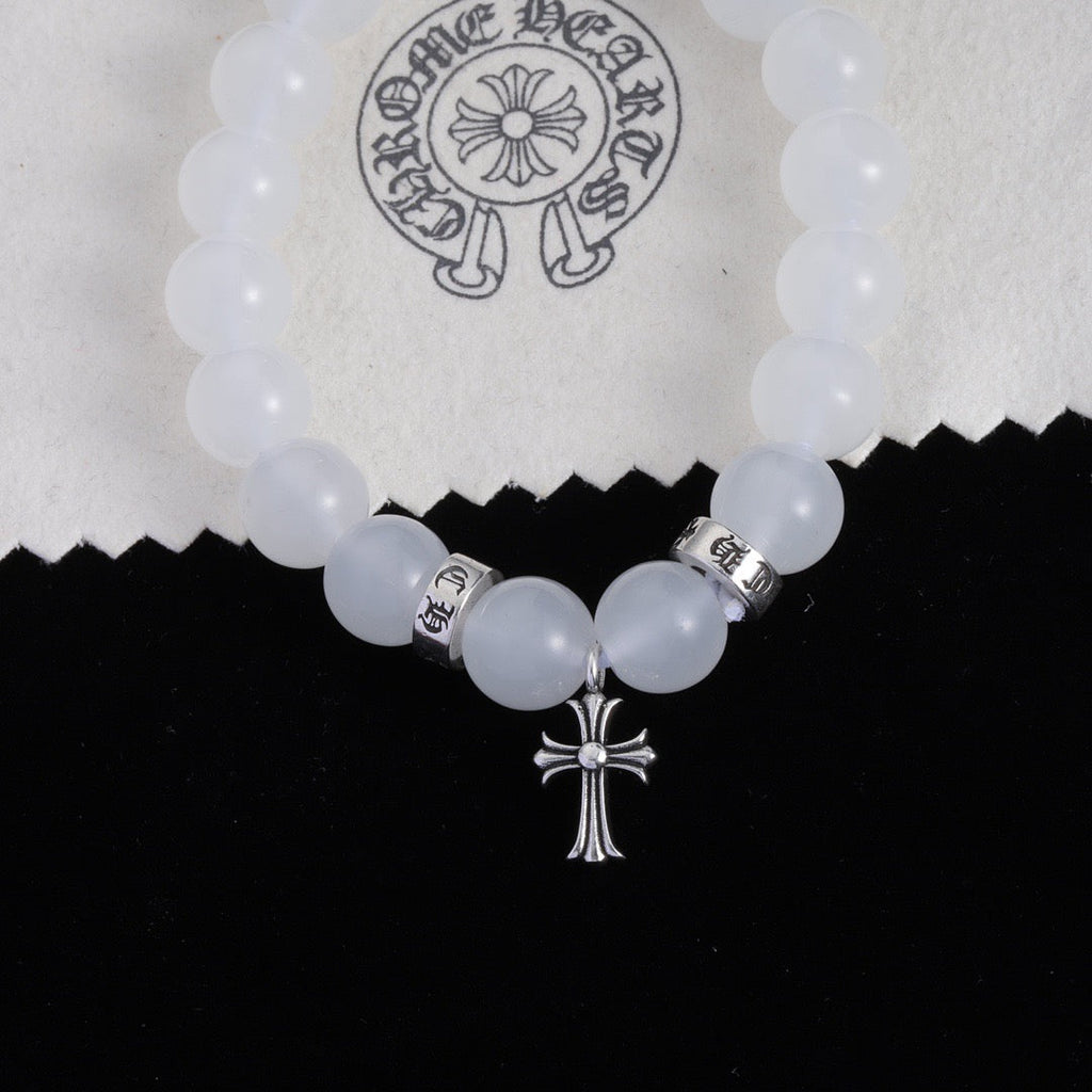 Chrome Hearts Cross Heart Bracelet