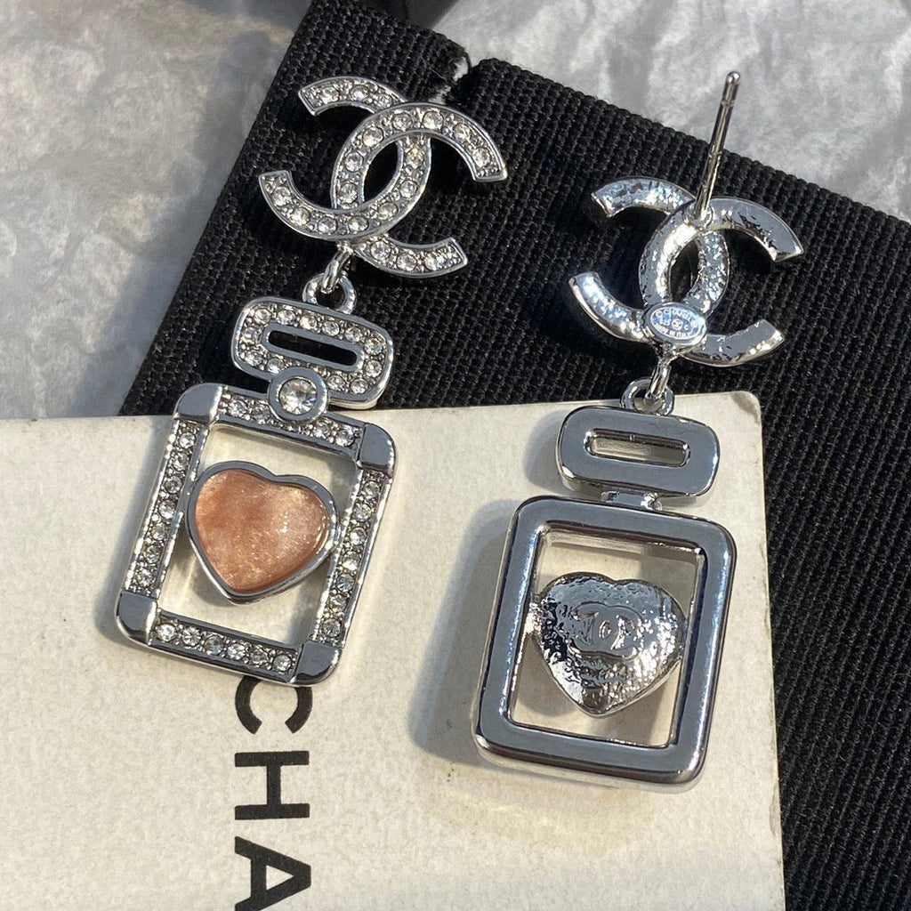 Chanel Perfume Bottle Earrings