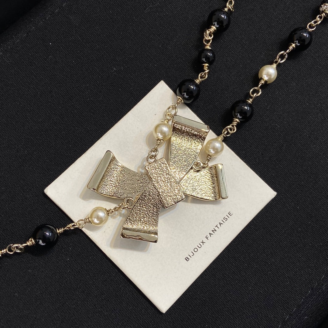 Chanel Black Flower Waist Band