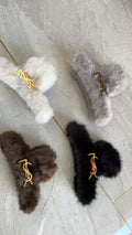 YSL Fluffy Hair Clip Set (4Pcs)