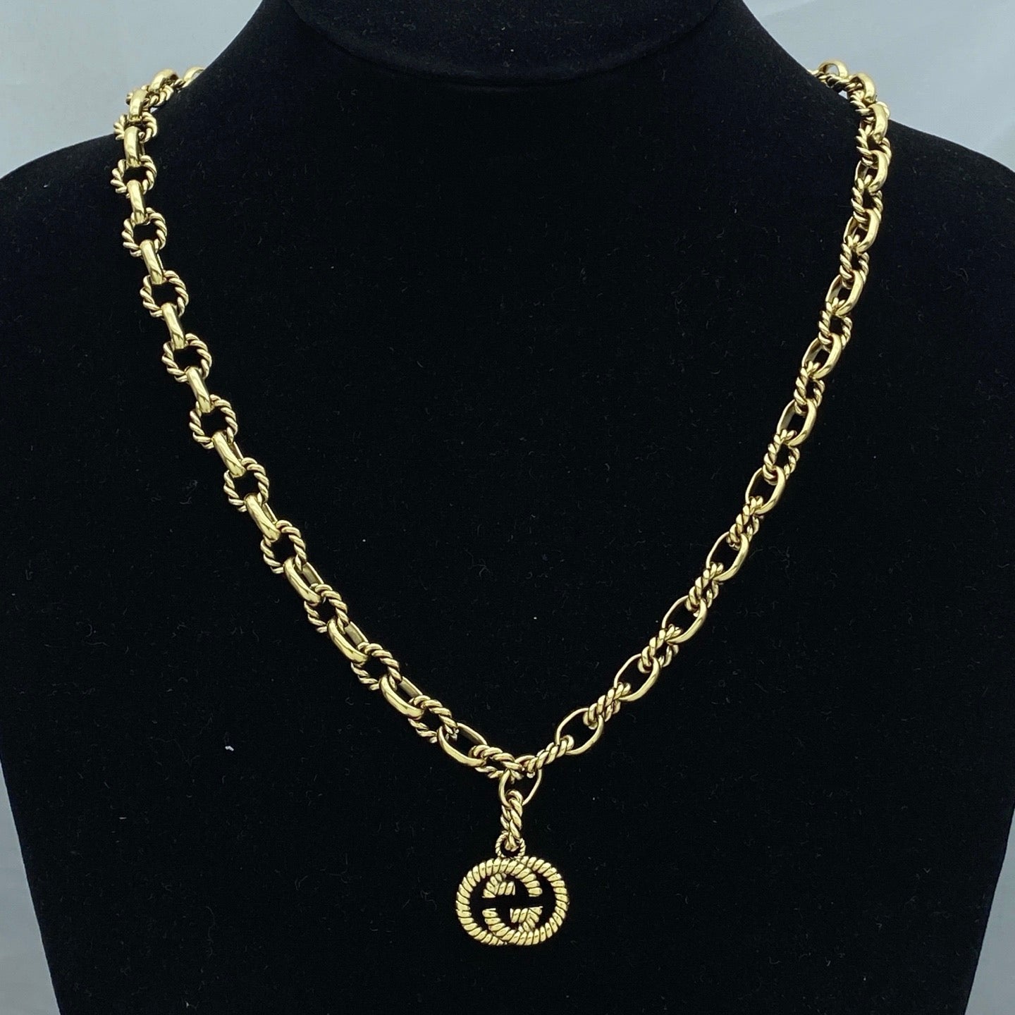 Gucci Cuban Necklace Bracelet