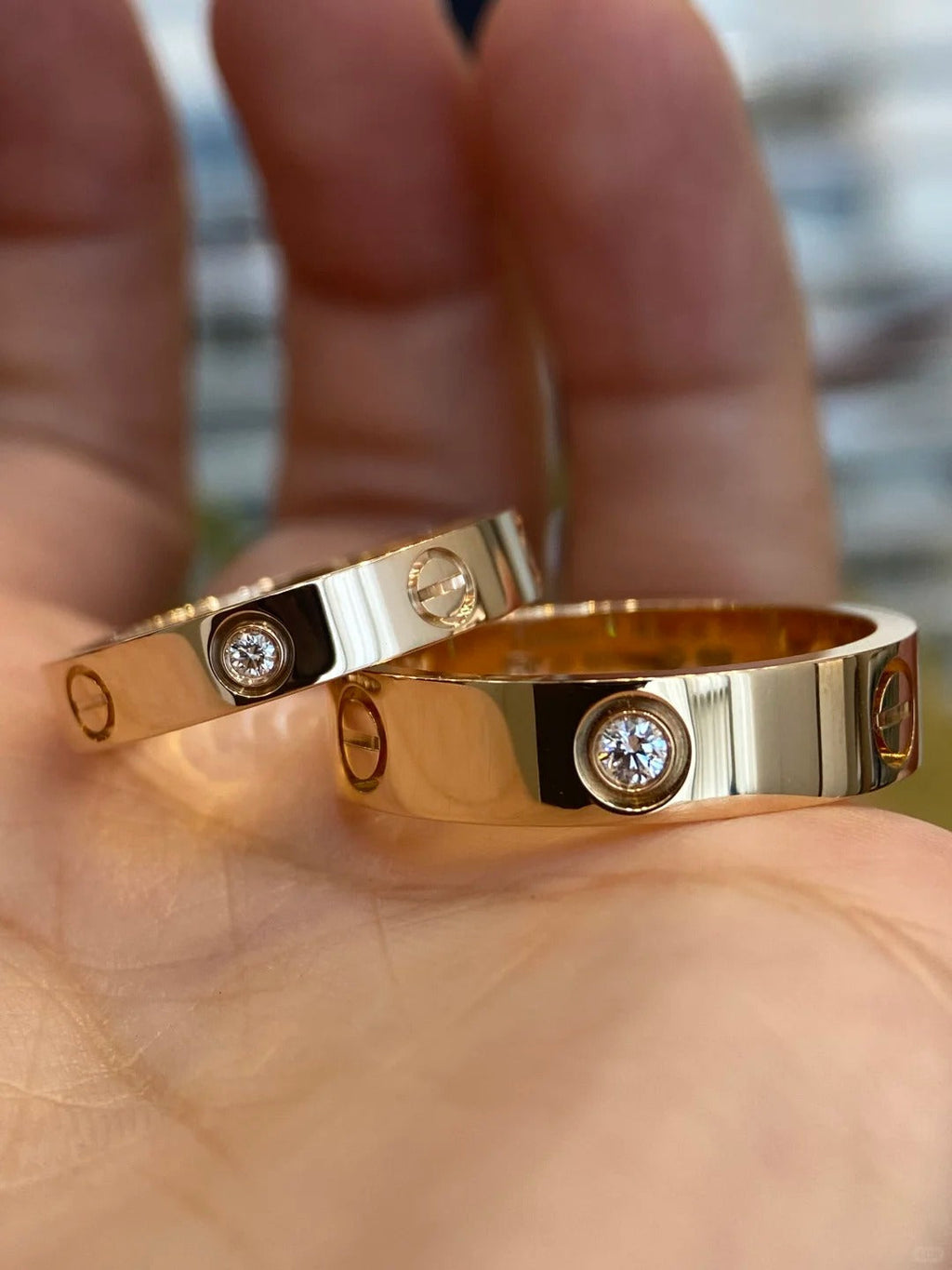 Cartier Love Ring Small Model, 3 Diamonds