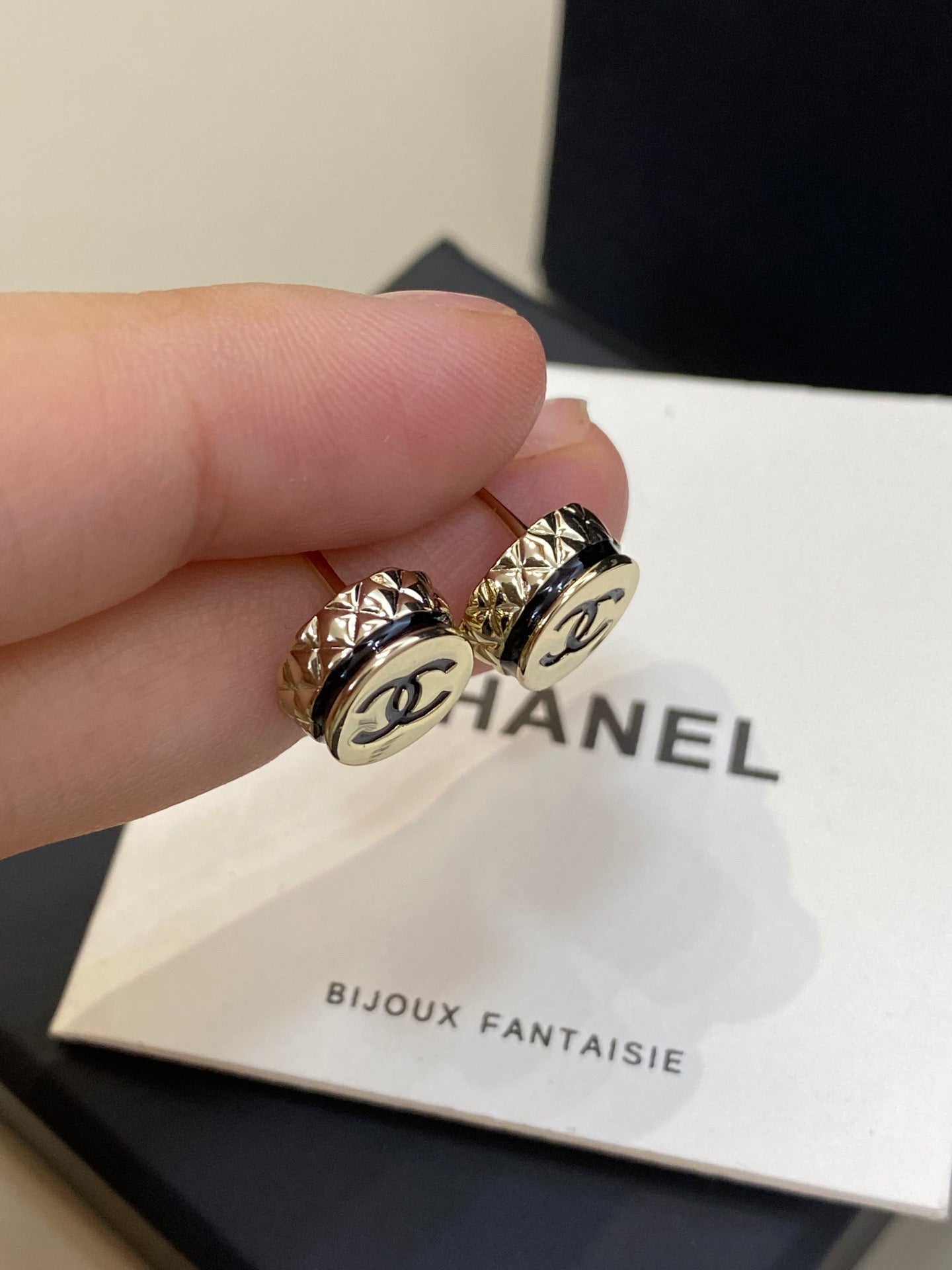 Chanel Button Stud