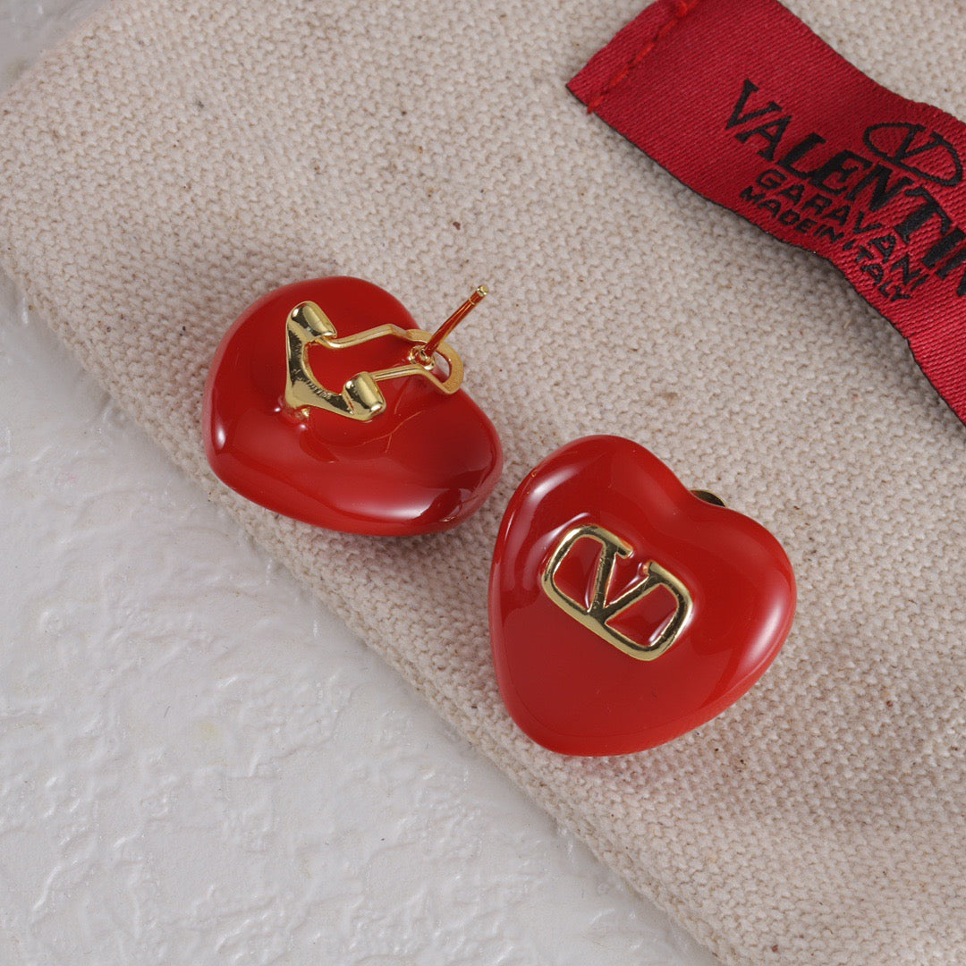 Valentino Heart Earrings