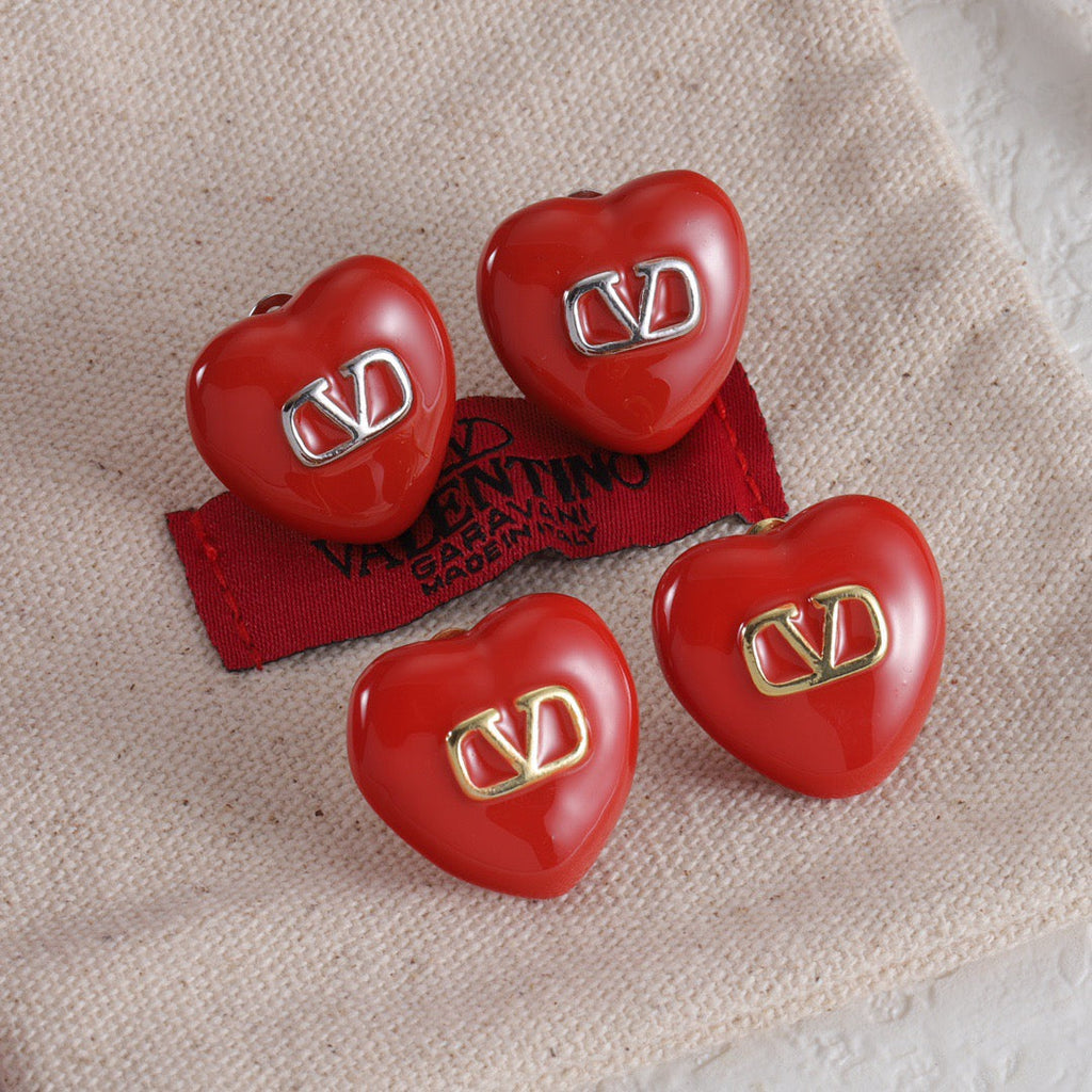 Valentino Heart Earrings