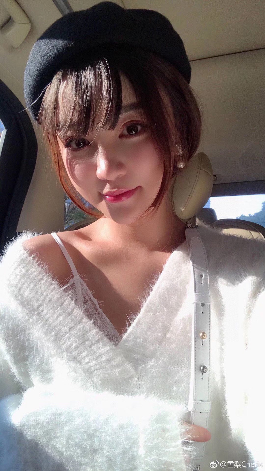 Chanel Diamond Pearl Earrings