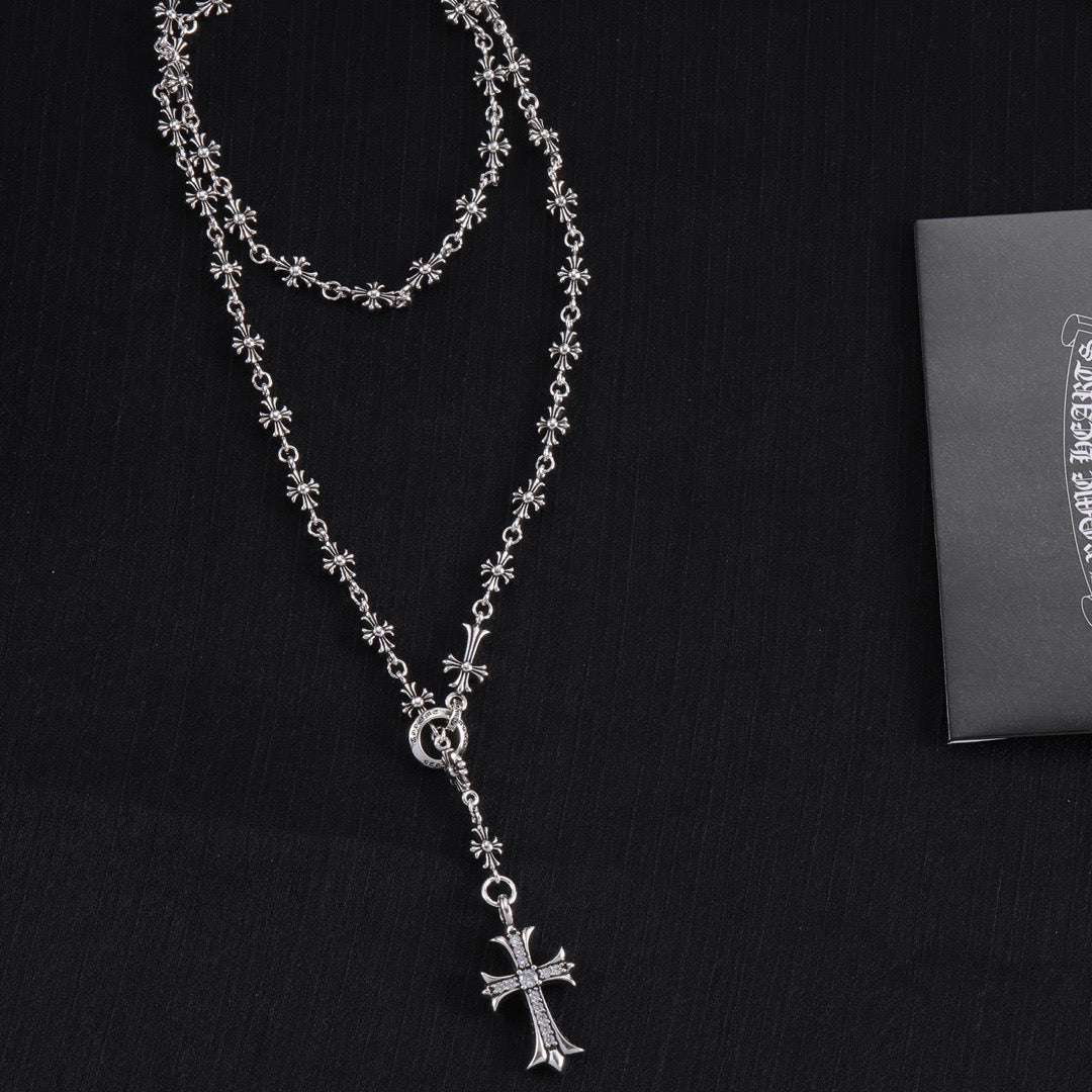 Chrome Hearts Plain Diamond Necklace