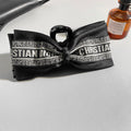 Dior Black White Bowknot Hair Accessory
