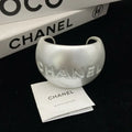 Chanel White Bangle