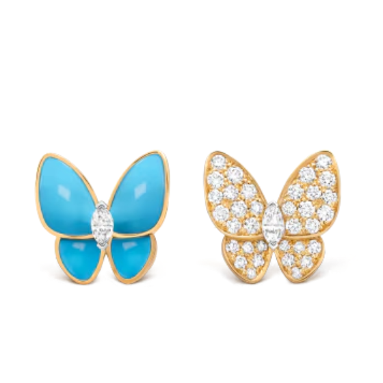 Two Butterfly Earrings
