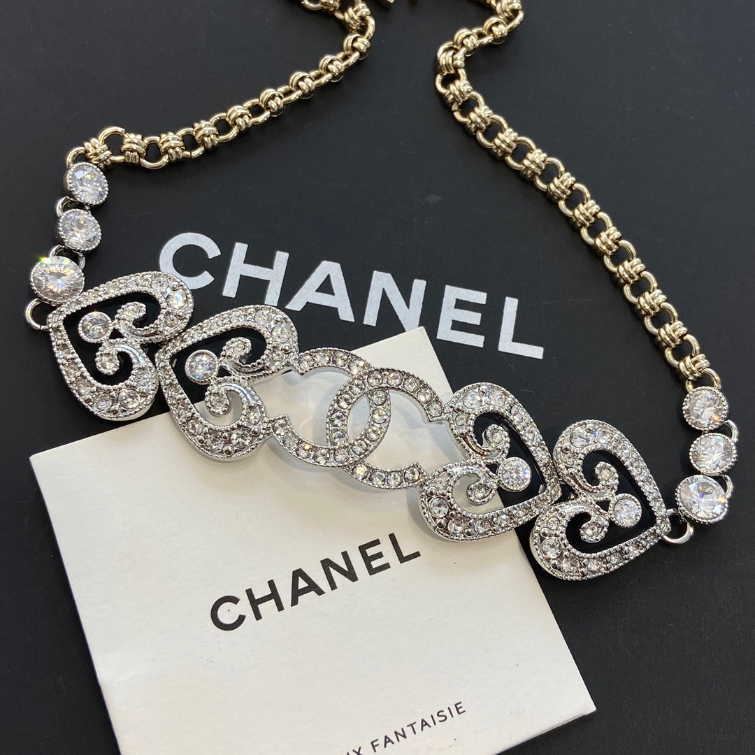 Chanel Heart Diamond Choker
