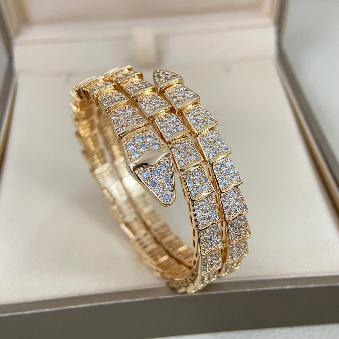 BVLG Three Layer Diamond Bracelet