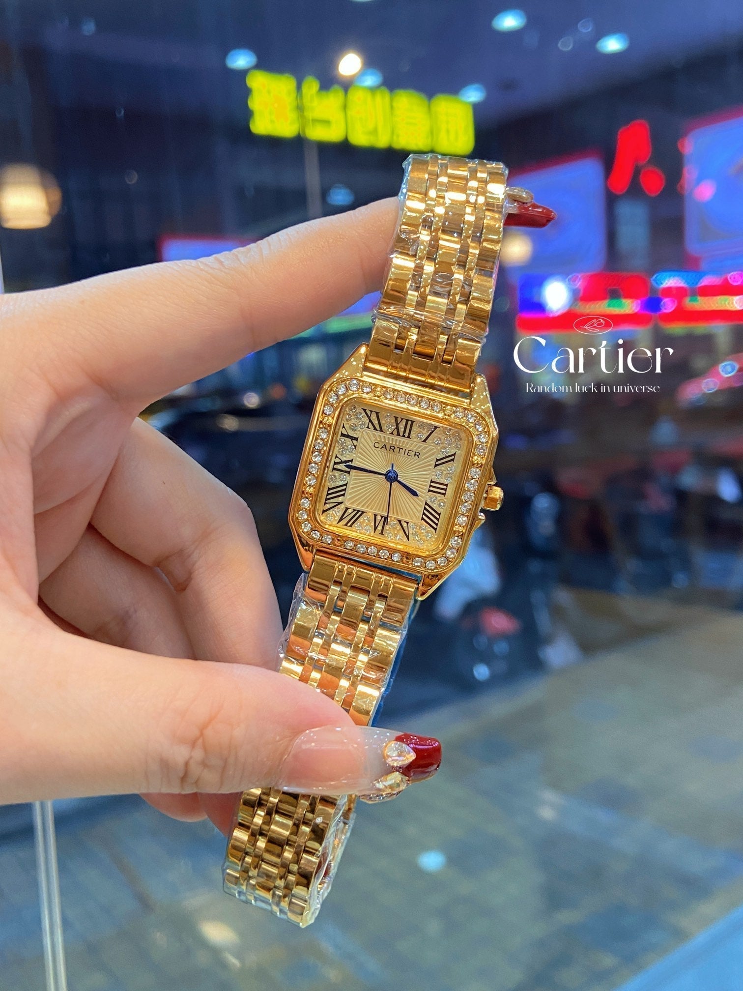 Cartier Panter Gold Watch