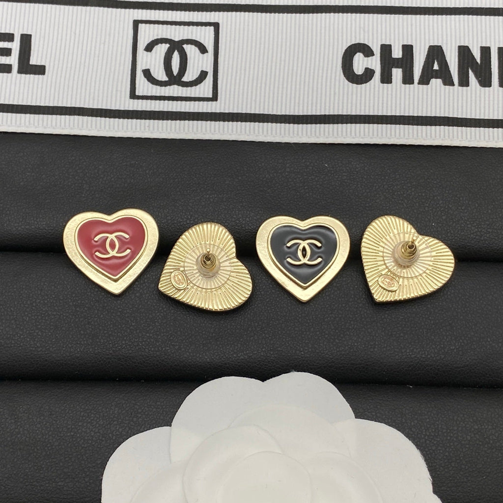 Chanel Heart Earring Studs