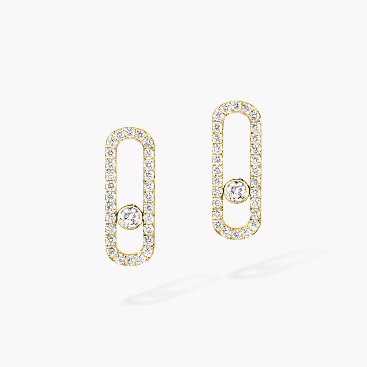 Messika Move Uno Diamond Pavé Earrings Diamond Earrings
